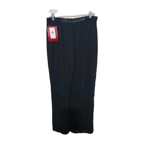 Vtg NWT JS Collections Black Straight Leg Formal Career Dress Pants Womans Sz 12 - Picture 3 of 8